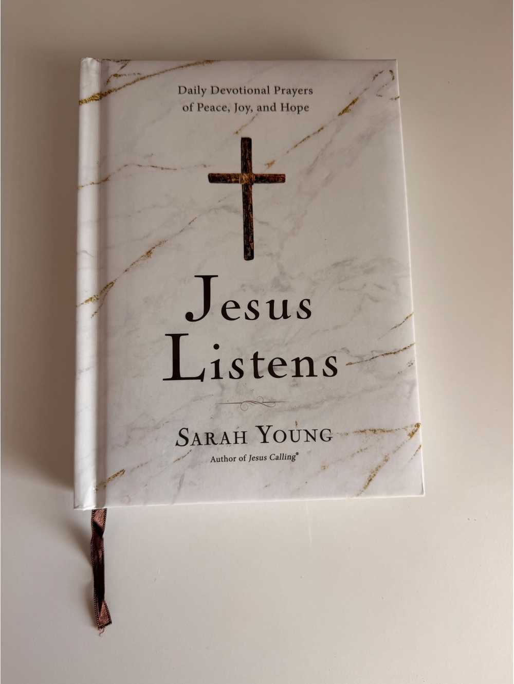 Jesus Listens by Sarah Young – Hardcover Daily Devotional
